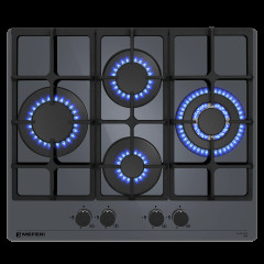 Газовая варочная панель Meferi MGH604GR GLASS ULTRA