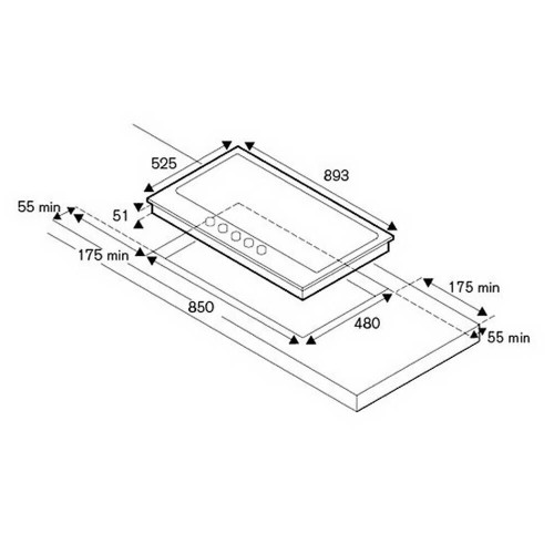 Газовая варочная панель La Germania P905CLAGGN