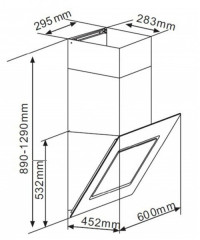 Кухонная вытяжка Zigmund &amp; Shtain K 216.61 W