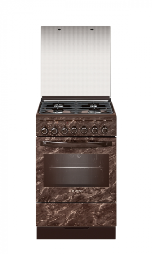 Комбинированная плита GEFEST ПГЭ 5302-03 0054 коричневый мрамор