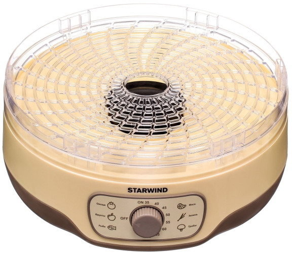 Сушилка для фруктов и овощей StarWind SFD2520 бежевый