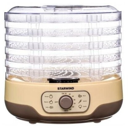 Сушилка для фруктов и овощей StarWind SFD2520 бежевый