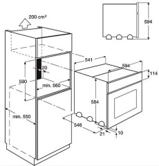Электрический духовой шкаф Electrolux EOB 33200 X